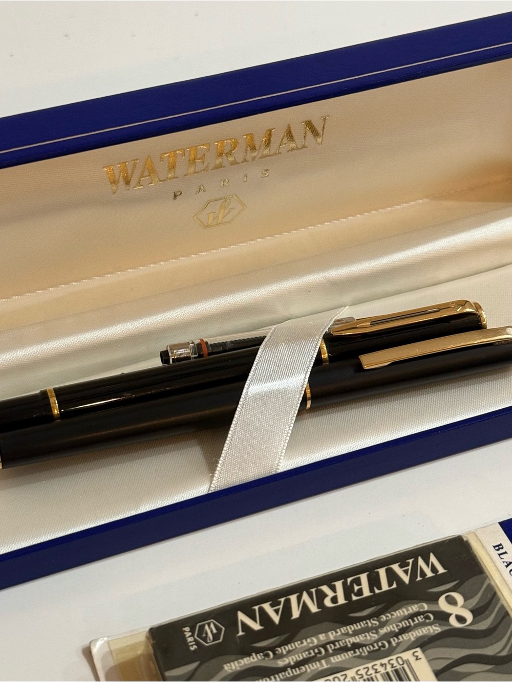 Vintage Waterman Gold Fountain Pen and Vintage Sheaffer Fountain Pen